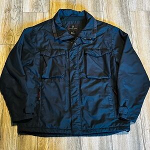 Tommy Hilfiger Men's Blue Vintage 2002 Jacket  XL Lined with Multi-Pockets